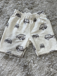 Bermuda em moletom Carros