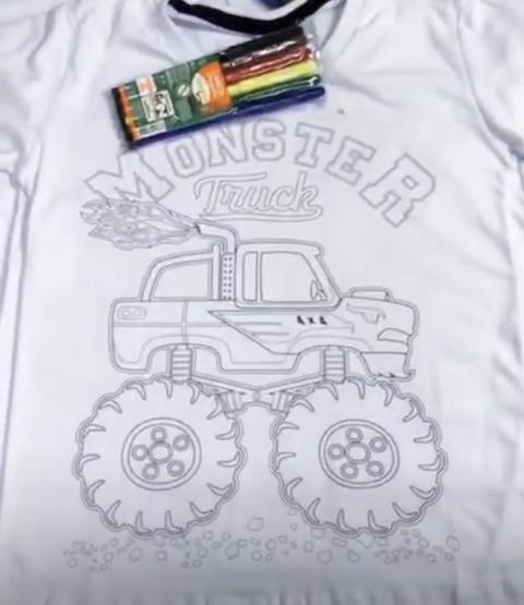 Camiseta Mágica Monster Truck