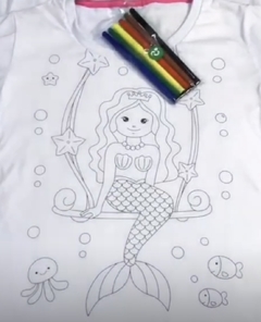 Camiseta Mágica Sereia