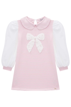 Vestido em Jacquard e Tule na internet