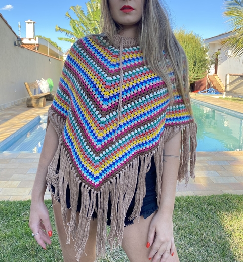 Poncho artesanal