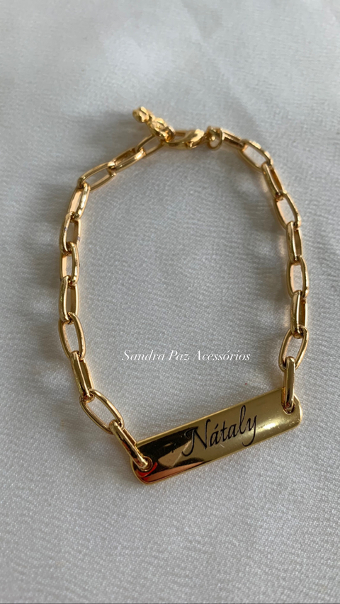 Pulseira personalizada com nome