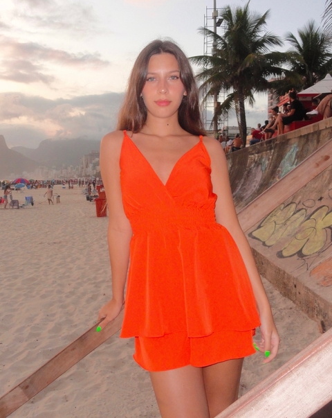 MACAQUINHO SUMMER LARANJA