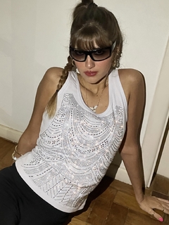 REGATA STRASS 2.0 BRANCA - comprar online