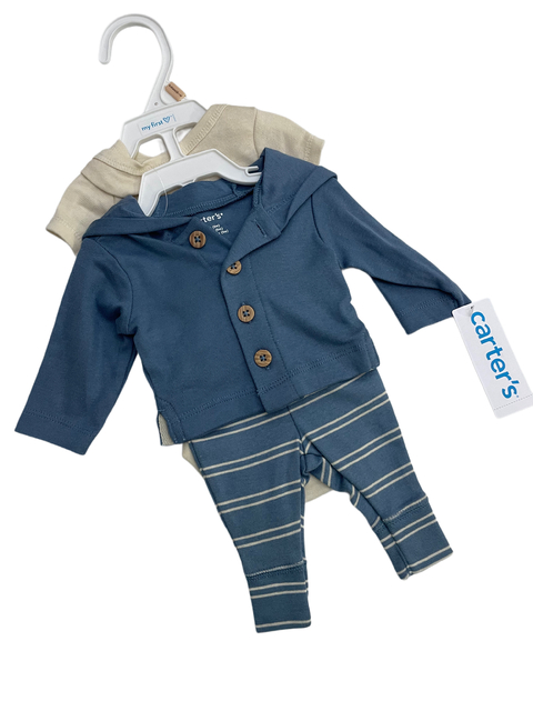 Conj. Carter's kit 3 Peças Tam Prematuro