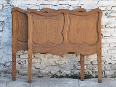 Par de respaldos Art Nouveau de roble. Cód.43041