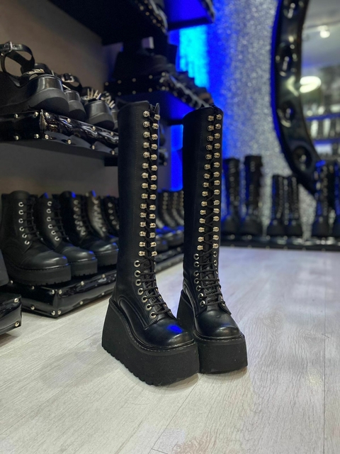 Alpino cuero con plataforma