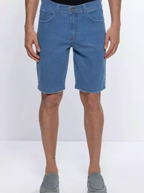 Bermuda Masculina Slim Azul DLZ Azul Claro