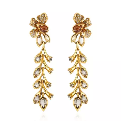 Brinco Ástrea Claudia Arbex Ouro Vintage