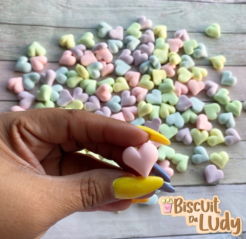 Corações candy color