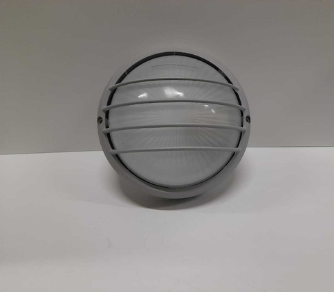 TORTUGA DE EXTERIOR REDONDA CON REJA 3074 FUNDICION DE ALUMINIO 1 X E27