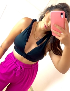 CROPPED CACAU PRETO