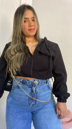 Casaco cortele preto - comprar online