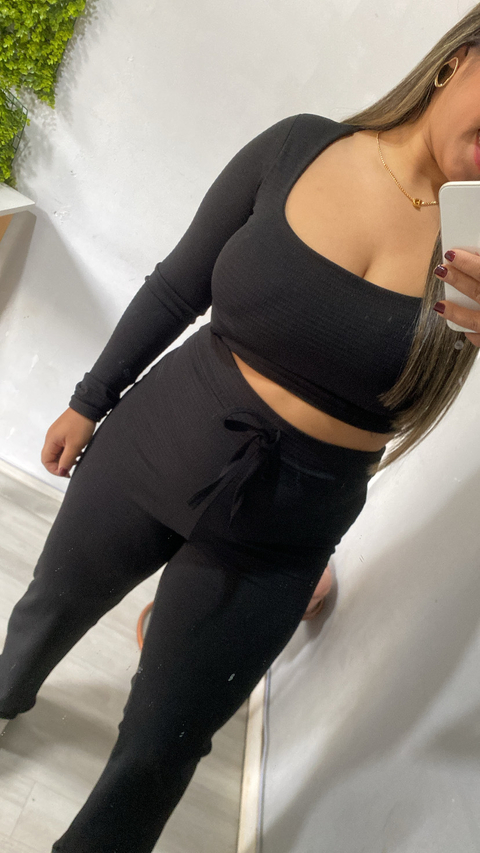 Conjunto Cintia preto - comprar online