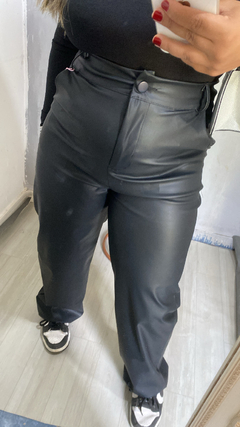 Calça wid leg couro ecológico - loja online