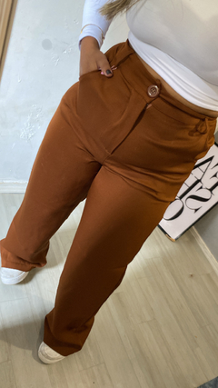 Pantalona Mariana marrom - Raraabella