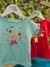Blusa Infantil Menina Manga Curta Estampada - LTT na internet