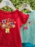 Blusa Infantil Menina Manga Curta Estampada - LTT