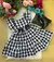Vestido Junino Luxo Infantil Xadrez Preto - comprar online