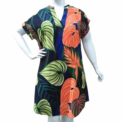 Vestido Midi Viscose Soltinho Plus Size