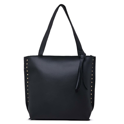 Bolsa SANTUCCI Feminina Rebite Grande Preta