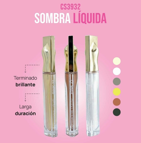 SOMBRA LIQUIDA ACABO BRILLOSO Y LARGA DURACION / PINK 21 # CS3932