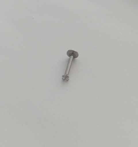 Labret Aço Cirúrgico Ponto de luz 2,0mm
