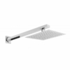 Ducha slim inox quadrada espelhada 20X20 cm braço quadrado 38cm GlobalMix - GH031 Ducha slim inox quadrada espelhada 20X20 cm braço quadrado 38cm GlobalMix - GH031