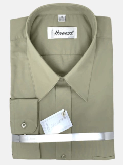 Camisa de vestir color Arena marca Haber's