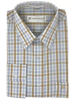 Camisa a cuadros High Society
