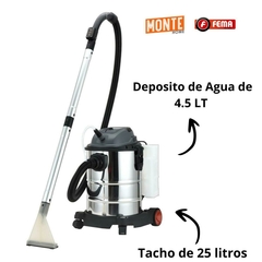 ASPIRADORA SOPLADORA LAVADORA TAPIZADOS FEMA 1200W 25L - MONTE HOME
