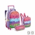 KIT ESCOLAR INFANTIL FEMININO SLIME