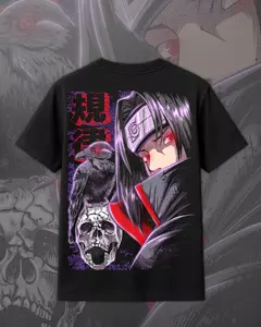Camiseta Oversized - Uchiha Itachi na internet