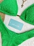 Biquíni cortininha tradicional verde bandeira santorini - comprar online