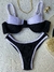 Biquíni Copacabana - preto e branco - AMARIA MODA PRAIA