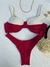 Biquíni Copacabana - cereja e off white - comprar online