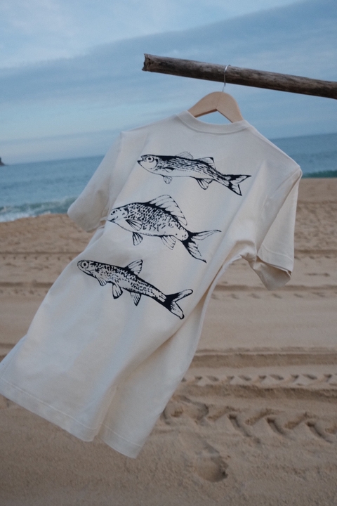 camiseta 3 peixes