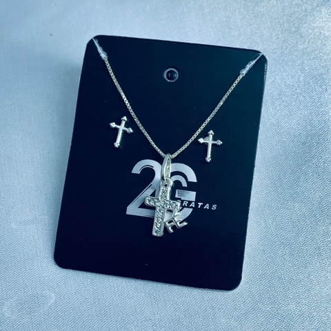 Conjunto de crucifixo grande