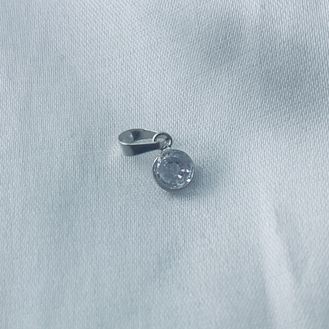 Pingente ponto de luz redondo borda inglesa