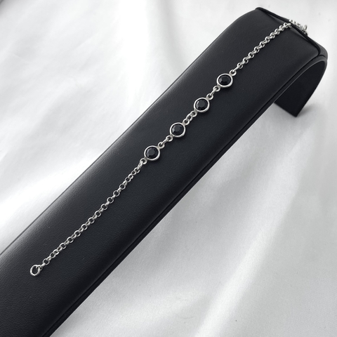 Pulseira Zircônia Azul Escuro