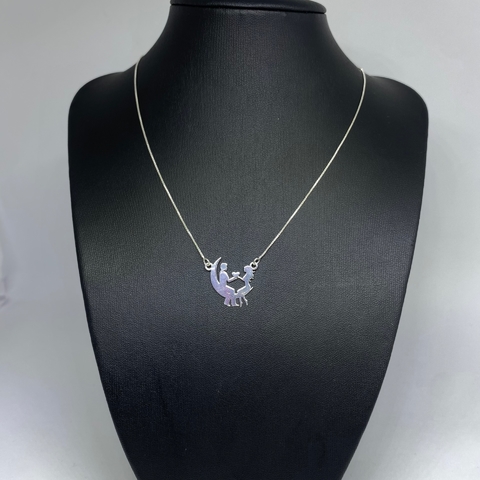 Gargantilha casal lua