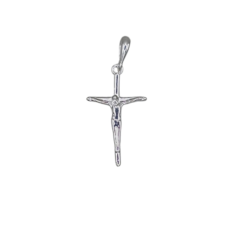 Pingente Crucifico Corpo de Cristo Fino 2,7cm