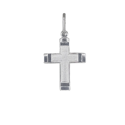 Pingente Cruz Com Cruz Detalhada Dentro 2,9cm
