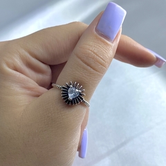 Anel coração modelo bali