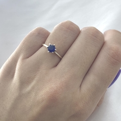 Anel Solitário Pedra Zircônia