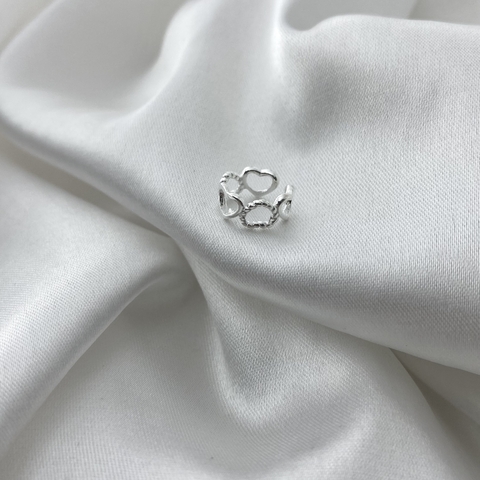 PIERCING FAKE CORAÇÕES OPOSTOS