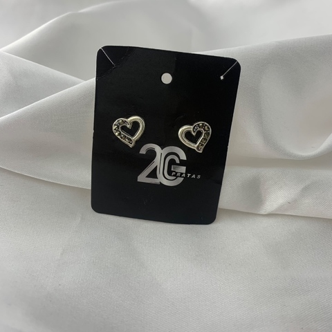 Brinco Feminino Coração Modelo Bali