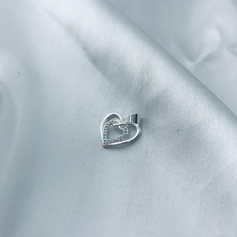 Pingente 2 corações