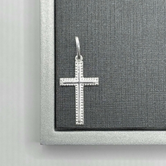 Pingente Cruz Trabalhada e Lisa 2,2cm - comprar online
