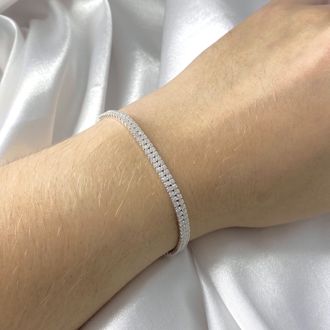 Pulseira riviera dupla